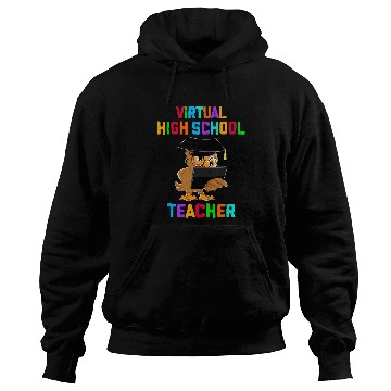 Discover Owl Pet Virtual High School Teacher Funny Owl Lover Hoodies