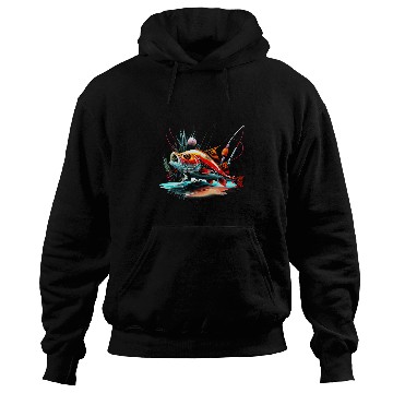 Discover Multi Color Fish Cool Design Graphic Fisherman Hoodies