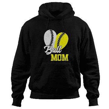 Discover Baseball Mom Ball Mom Mother Softball Cheer Mom 1 Hoodies
