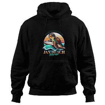 Discover Turtle Pet Jax Beach Loggerhead Sea Turtle Jacksonville Florida Sunset Hoodies