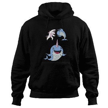 Discover Whale Narwhal Fusion Hoodies