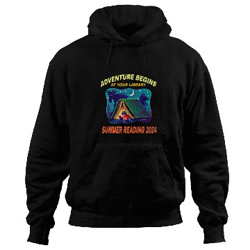 Discover Adventure Begins At Your Library Summer Reading Program 2024 24 Hoodies