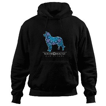Discover Border Collie Dog Bohemian Snowflake Pattern Hoodies