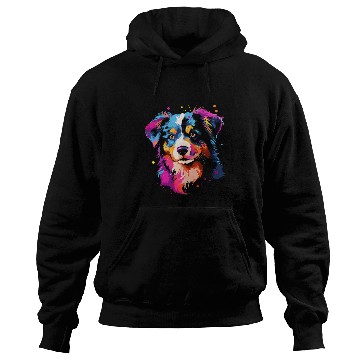 Discover Australian shepherd puppy dog 1 Hoodies
