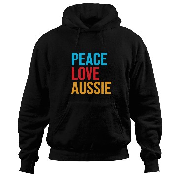 Discover Australian Shepherd Aussie Peace Love Aussie Hoodies