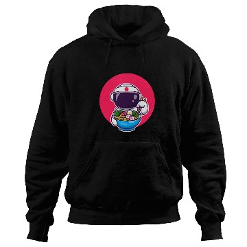 Discover Astronaut Eats Ramen Anime Space Hoodies