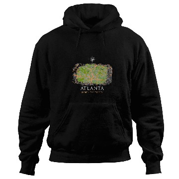 Discover Atlanta Street Map art Hoodies
