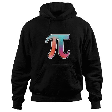 Discover Pi Colorful Pi Symbol Math Funny Pi Day Math Teacher Geek Hoodies