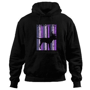 Discover Border Terrier Witch Hat Halloween Spooky Creepy Purple Hoodies