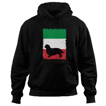 Discover English Toy Spaniel Dog Italy Flag Italian vintages Mom Dad Hoodies