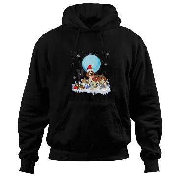 Discover Springer Spaniel Dog Cute Christmas Lights Lover Tee Hoodies