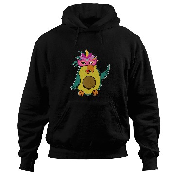Discover Mardi Gras Avocado Bird Parrot Hoodies