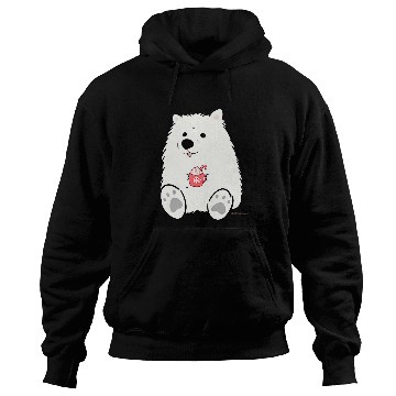 Discover Dog Samoyed Biff the Samoyed Hot Cocoa Merch Hoodies