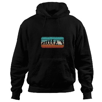 Discover Funny Camping Evolution Retro Camper Hiking Camp Hoodies