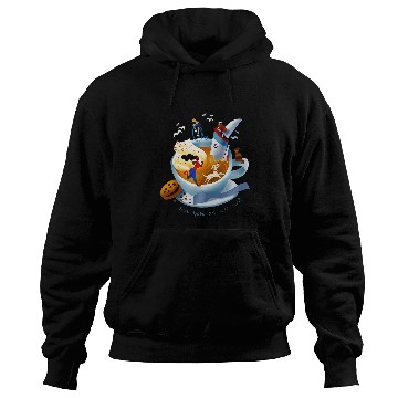 Discover Coffee cookie and morning routine Stylized design Hoodies
