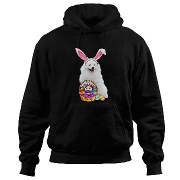 Discover Easter Egg Funny American Eskimo Dog Easter Hoodies
