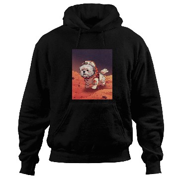 Discover Havanese Mars Funny Dog Astronaut Hoodies