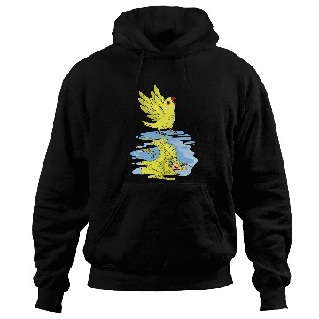 Discover Parrot 2Dragon Reflection I Yellow Indian Ringneck Hoodies