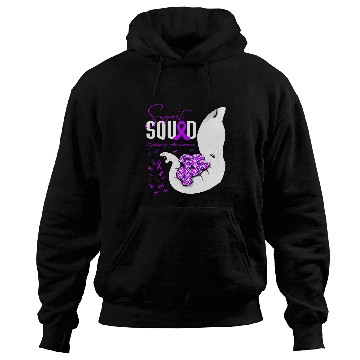 Discover Epilepsy Awareness Support Squad Elephant Hoodies