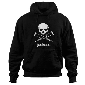 Discover Jackass Skull And Crutches Hoodies