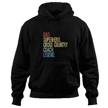 Discover Cross country Coachs dad Hoodies