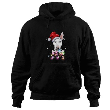 Discover Christmas Lights Bull terrier Hoodies