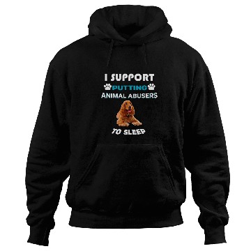 Discover Cocker Spaniel I support putting animal abusers to sleep Hoodies