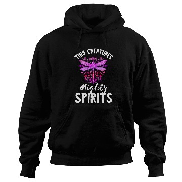 Discover Nature Insect Tiny Creatures Mighty Spirits Dragonfly Hoodies