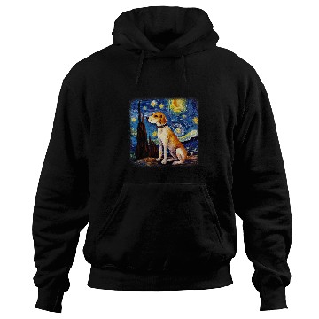Discover Dog in starry night van gogh Beagle Hoodies