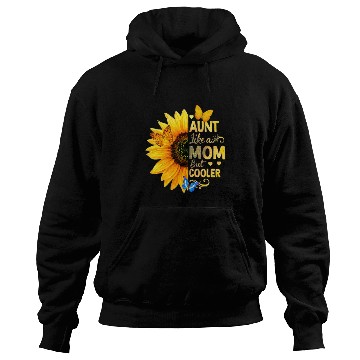 Discover Sunflower Butterfly Aunt Like A Mom But Cooler Hoodies
