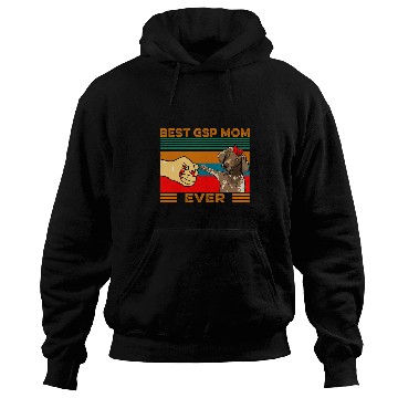 Discover Fist Bump bests German Shorthaired Pointer Mom Ever Hoodies