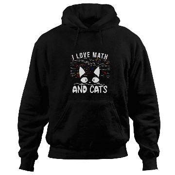 Discover Math Nerd Math Teacher Cat Lover I Love Math And Cats 25 Hoodies