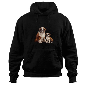 Discover Cute Dogs Saint Bernard Hoodies