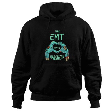 Discover This EMT Loves Halloween Paramedic Zombie 22 Hoodies