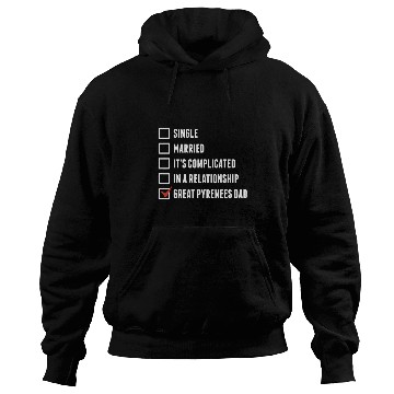 Discover Great Pyrenees Dad Funny Dog Father Hoodies