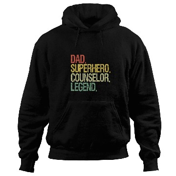 Discover Dad superhero counselor legend Hoodies