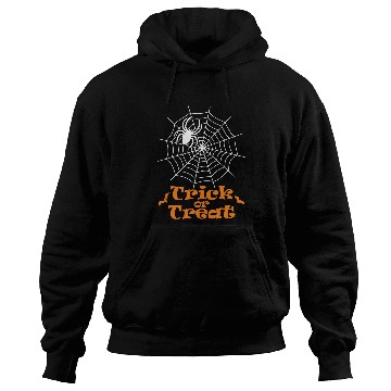 Discover Trick or Treat Spider Spider Web and Bats Hoodies
