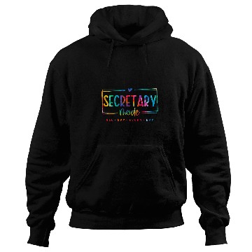Discover Tie Dye School Secretary Administrative Assistant Office 23 Hoodies