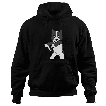 Discover Floss Dance Border Collie Dog Hoodies