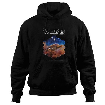 Discover NASA James Webb Space Telescope JWST Science Fan Art Hoodies