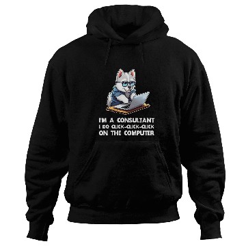 Discover Im a Consultant I Do ClickClickClick On The Computer Hoodies