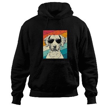 Discover Retro vintages Rhodesian Ridgeback with Sunglasses Dog Lovers Hoodies