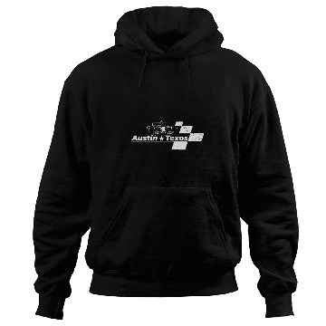 Discover vintages Checkered Racing Flag Austin Texas Race Car Hoodies