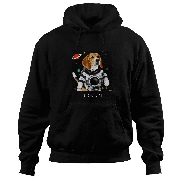 Discover Funny Beagle Dog creative astronaut Pet Owner Hoodies
