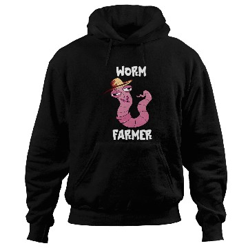 Discover Worm Farmer Sweat Worm Farm Composting Red Wiggler Worm Hoodies