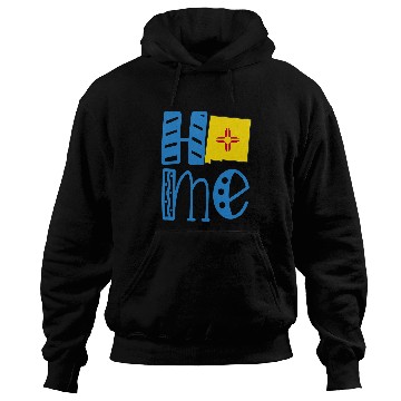 Discover homes New Mexico in Art Block Letters Hoodies