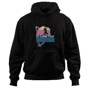 Discover Rock Climbing Rock Climber Retro Id Climb That Hoodies