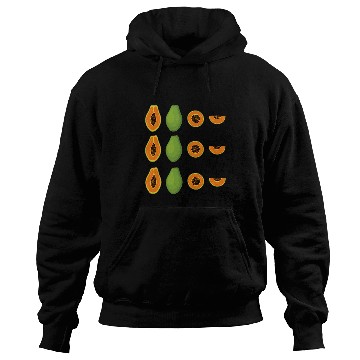 Discover Papaya Outfit Love Vegan Food Hoodies