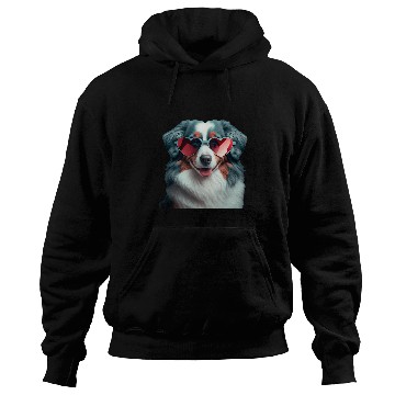 Discover Mini Aussie Mom Australian Shepherd Valentines Day Hoodies