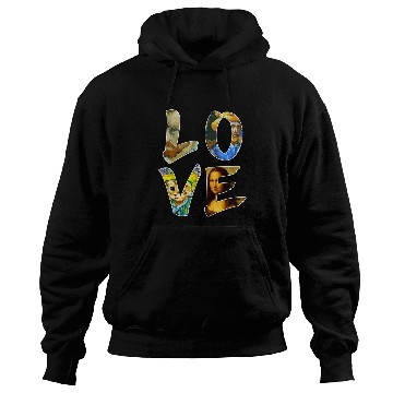 Discover LOVE Art Painting Lover Hoodies